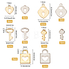 304 Stainless Steel Charms STAS-SC0002-40-2