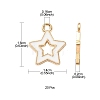 Alloy Enamel Pendants ENAM-YW0003-01A-4