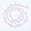 Electroplate Glass Beads Strands EGLA-A044-J4mm-B02-2