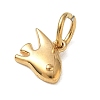 304 Stainless Steel Charms SA-CBA4801-01G-2