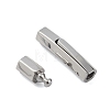 Non-Tarnish 316 Stainless Steel Bayonet Clasps STAS-K282-07D-P-2