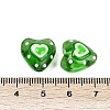 Handmade Lampwork Beads Strands LAMP-R004-06A-07-4