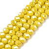 Electroplate Glass Beads Strands LS-EGLA-A044-P6mm-B04-1