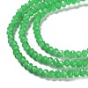 Baking Painted Imitation Jade Glass Bead Strands DGLA-A034-J4MM-A10-4