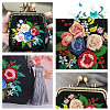 DIY Flower Pattern Change Purse 3D Embroidery Kit DIY-WH0297-05-4