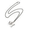 201 Stainless Steel Necklaces NJEW-Q336-01H-P-2