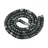 Baking Paint Crackle Glass Beads Strands DGLA-N019-02A-09-2
