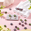 30Pcs 3 Colors Resin Rose Flower Cabochons CRES-TA0001-96-7