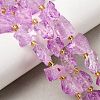 Raw Rough Natural Quartz Crystal Beads Strands G-Z131-J01-04-1