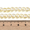 Baking Paint Transparent Glass Beads X1-DGLA-N011-6mm-02-4