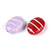 Opaque Acrylic Enamel Beads SACR-T018-20M-2