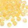Two-tone Transparent Glass Beads GLAA-H041-02C-1