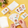   112Pcs Rectangle with Girl Pattern Paper Earring Display Cards DIY-PH0013-45-3