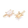 Alloy Enamel Pendants PALLOY-T092-26G-02-2