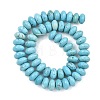 Dyed Natural Magnesite Beads Strands G-B173-A01-01-3