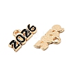 Alloy Enamel Pendants ENAM-D319-01KCG-02-2