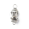 Tibetan Style Alloy Connector Charms PALLOY-JF01898-2
