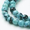 Synthetic Ocean White Jade Bead Strands G-J350-10mm-07-2