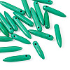 20Pcs Synthetic Turquoise Graduated Spike Beads G-TA0001-44-2