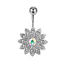 1Pc 304 Stainless Steel Belly Rings WGAC86E-03-2