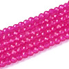 Imitation Jade Glass Beads Strands GLAA-T028-3mm-11I-1