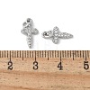 Brass Micro Pave Cubic Zirconia Charms KK-U056-26P-3