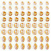 200Pcs Opaque Acrylic European Beads OACR-TA0004-71-3