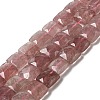 Natural Strawberry Quartz Beads Strands G-C109-A04-02-1