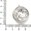 Two Tone 304 Stainless Steel Pendants STAS-K322-18B-GP-3
