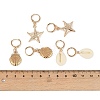 Alloy Leverback Dangle Earrings EJEW-B159-02G-4