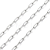 304 Stainless Steel Paperclip Chains CHS-M009-04P-01-1