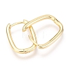 Brass Huggie Hoop Earrings X-EJEW-F245-07G-2