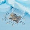 60Pcs 2 Colors 304 Stainless Steel Leverback Earring Findings STAS-SC0004-62-6