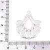 Bohemian Style 304 Stainless Steel with Dyed Synthetic Turquoise Pendants STAS-G381-01S-3