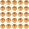 100Pcs Wood European Beads WOOD-PA0001-77-7