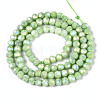 Anti-Tarnish Electroplate Glass Beads Strands X-EGLA-T021-4mm-15-09-2