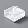 Square Acrylic Finger Ring Display Stands RDIS-WH0001-22-1