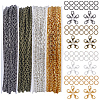 DIY Iron Cable Chains Bracelets Necklaces Making Kits DIY-SP0002-14B-1