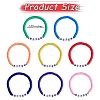 8Pcs 8 Colors Polymer Clay Heishi Surfer Stretch Bracelets Set BJEW-SW00084-7