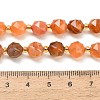 Natural Red Botswana Agate Beads Strands GG-CBA3921-B12-8mm-4