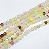 Natural Colorful Green Jade Beads Strands G-G757-01-6mm-2