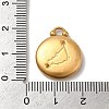 304 Stainless Steel Pendants STAS-L022-306MG-10-3