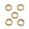 Ion Plating(IP) 304 Stainless Steel Open Jump Rings STAS-M081-02G-03-1