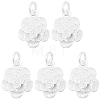 5Pcs 925 Sterling Silver Pendants STER-BBC0009-58-1