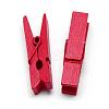 Dyed Wooden Craft Pegs Clips WOOD-R249-013D-1