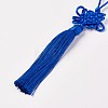Polyester Tassel Pendant Decorations HJEW-WH0004-A13-2