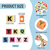 50Pcs Opaque UV Plating Acrylic Beads SACR-TA0001-72-4