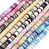 Handmade Polymer Clay Beads Strands PY-CBA21A8-01-1