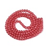 Acrylic Imitation Cat Eye Beads Strands OACR-Q197-01A-12-2