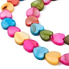 10 Strands Colorful Natural Freshwater Shell Dyed Beads Strands SHEL-M018-05-3